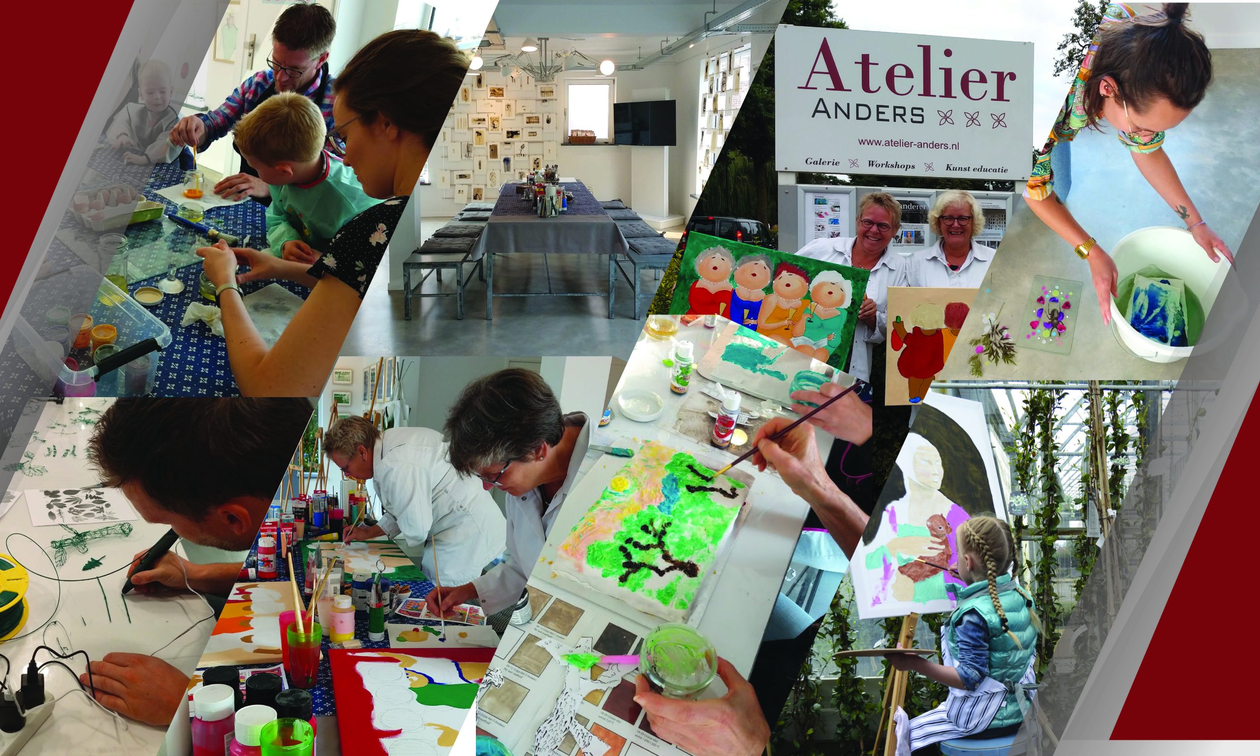 groeps uitjes, workshop, creatieve activitiet, schilderen, knutselen